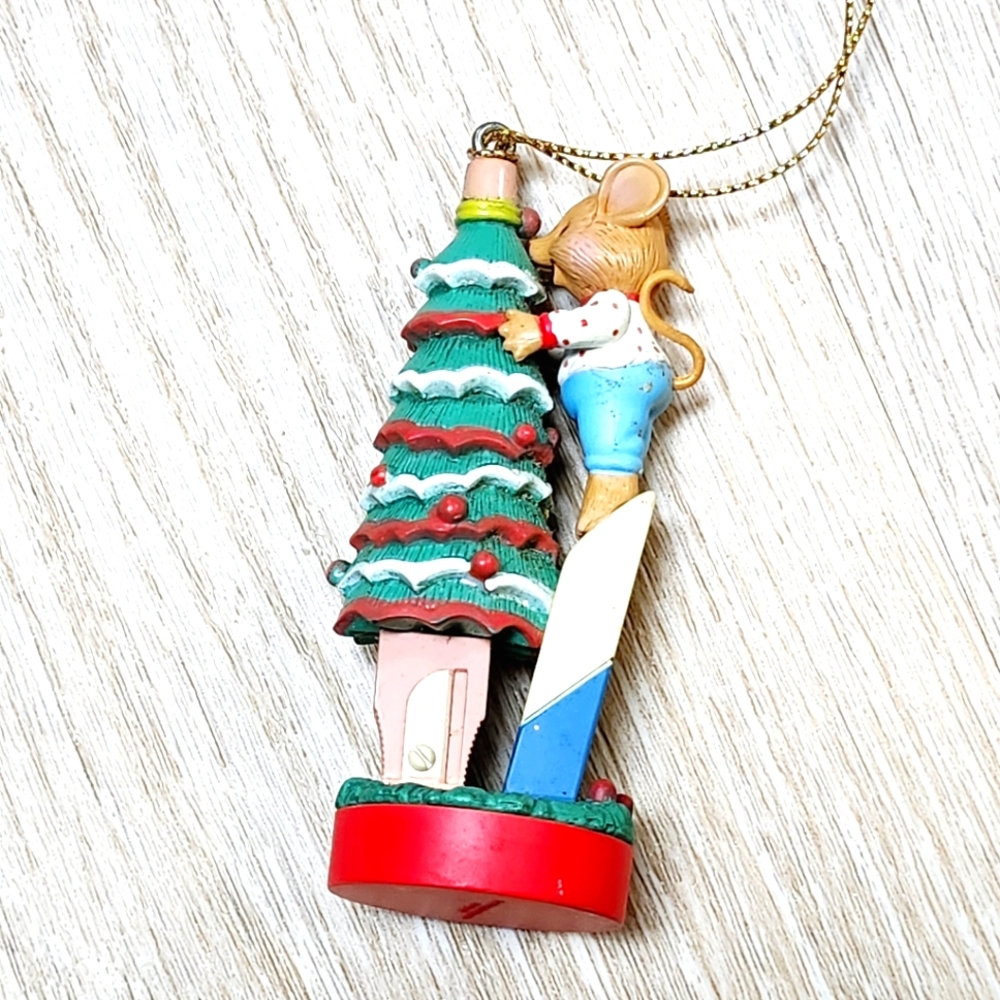 Matrix Industries Mouse Pencil Sharpener Christmas Tree Ornament Christmas Tree